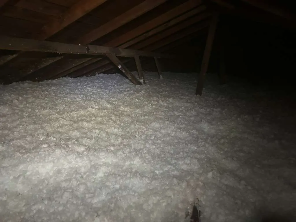 New insulation in an LA attic
